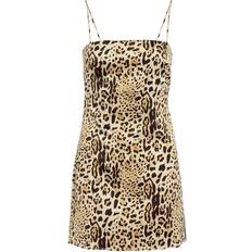 Anine Bing Valentine Dress in Cheetah Print - Brown