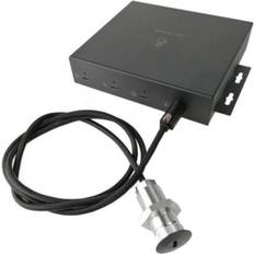 Ochno Elartikler Ochno Socket with RGB Button USB-C outlet w. locking screw 1m cable in Black