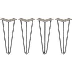 Sattelstühle MonsterShop Tischbeineset Anthrazit 4 x 30.5 cm Sattelstuhl