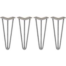 Taburetes de montar Skiski Legs 30.5 cm Acero Natural 3 Dientes 10 mm Taburete de montar