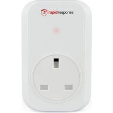 Lloytron RapidResponse [2-Pack] 1Kw Remote Controlled Sockets White