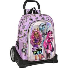 Monster High Skolerygsæk med Hjul Best boos Syren 33 x 42 x 14 cm