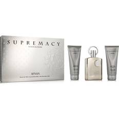 Afnan Herre Gaveæsker Afnan Parfume sæt til 3 Dele Supremacy Silver 100ml