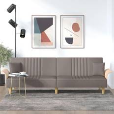 vidaXL armlæn gråbrun Sofa