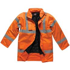 Werkkleding Dickies high visibility motorway safety traffic jacket coat orange