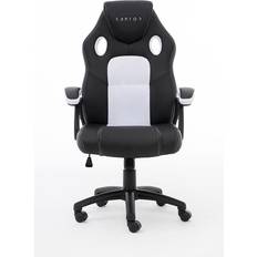 Gamingstolar Raptor Gamingstol GS-40 Compact Konstläder & Tyg Svart/Vit