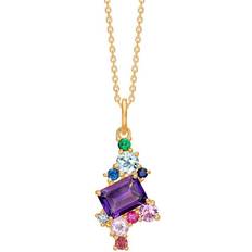 Mads Z Four Seasons-Summer Pendant ct. Gold w. Ametyst 1536030