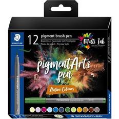 Staedtler brush pen Staedtler Brush Pen Pigment Natur 12 Stk/Ass Fjernlager, 5-6 dages levering