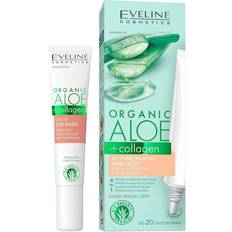 Eveline Cosmetics Ögonkrämer Eveline Cosmetics Organic Aloe+Collagen Ögon-gel att behandla svullnad mörka ringar