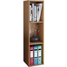 Braun Bücherregale VCM Bookcase 3 Compartments Bücherregal 107cm