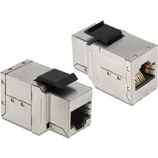 DeLock Keystone Module RJ45 Female RJ45 Female Cat.6