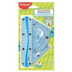 Righelli Maped Mapped 244069 Mini Kit Righe, Squadre E Goniometro [Italia]