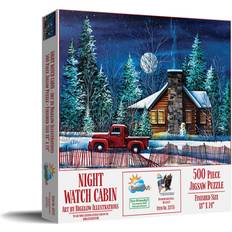 Sunsout Night Watch Cabin 500 Pieces