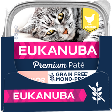 Eukanuba Katt Kornfri Senior Kyllingpaté Mono 12x85g