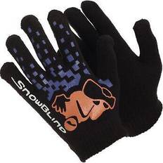 Mittens Universal Textiles Black Winter Magic Gloves With Rubber Print