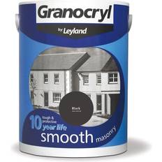 Black masonry paint Smooth Exterior Masonry Paint 5L Black