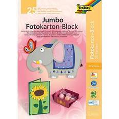 Schwarz Scrapbooking Glorex Fotokarton-Block JUMBO 25-teilig in bunt