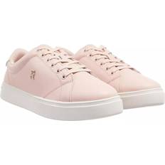 Tommy Hilfiger Elevated Essential Leather Court Trainers MISTY BLUSH