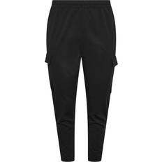 Cargo Trousers - Women Yours Women's Curve Tailored Scuba Cargo Trousers - Black