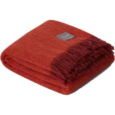 Stackelbergs Mohair pläd Fired Filt Orange (170x130cm)