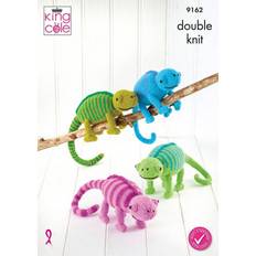 Patrón de punto Patrones de Bordado King Cole Chameleon Toys Value DK 50g 9162