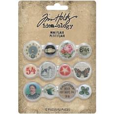 Idea-Ology Mini Flair Buttons 12/Pkg-TH94129