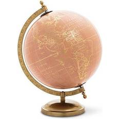 Pink Globes Abbott Collection 57-LATITUDE-01 On Globe