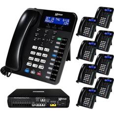 Landline Phones XBLUE X16 Plus Phone System Bundle With 9 XD10 Phones