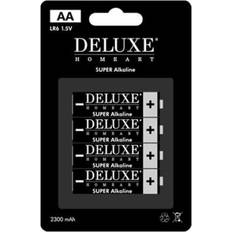 Batterier & Opladere Deluxe Homeart Batterier AA Pk. m/ 4 stk