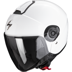 Motorradausrüstung Scorpion Exo-City II jet helmet white