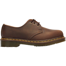 Textile Derby Dr. Martens 1461 Crazy Horse Leather Oxford Shoes - Brown