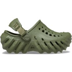 Polyester Tøfler Børnesko Crocs Toddler Echo Clog - Army Green