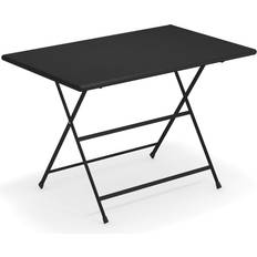 Emu Haveborde Havemøbler Emu Arc en Ciel Folding Table 110 cm Black Haveborde Sort Metal