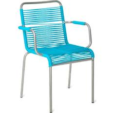 Fiam Chaises de Jardin Fiam Mya Spaghetti Outdoor Chaise Pétrole - Bleu