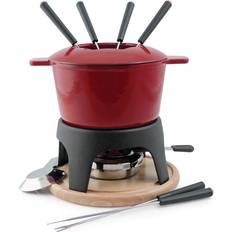 Rød Fonduegryder Swissmar Sierra Fondue Set 11pcs