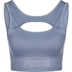 Morado Sujetadores Puma Formknit Seamless Fashion Top - Azul - Blue