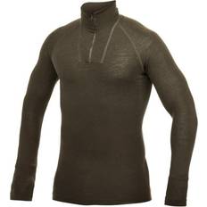 Gröna - Polotröjor Woolpower Zip Turtleneck LITE Unisex Pine Green