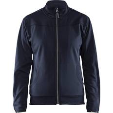 Women's Zip Sweatshirt - Dark Navy/Black