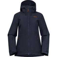 Bergans Women's Nordmarka Leaf Light Wind Jacket, XS, Navy Blue