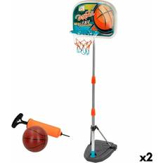 Perlelabyrinter Colorbaby Canasta de Baloncesto 46,5 x 165 x 40 cm (2 Unidades)