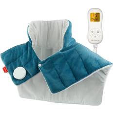 Electric heating pad Comfytemp 19"x22" weighted heating pad for neck & shoulders 2.2lb electric heated auto-off