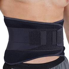 Back support belt Neotech care adjustable compression wide back brace lumbar support belt char