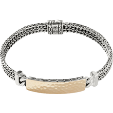 Hombre - Oro Pulseras John Hardy Rata Station Bracelet - Silver/Gold