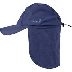 Einfarbig Sonnenhüte Isbjörn of Sweden Kids Whale Sun Cap - Blau