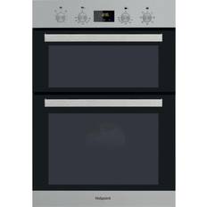 Built in Ovens - Dual - Telescopic Rails Hotpoint DKD3841IX Stainless Steel