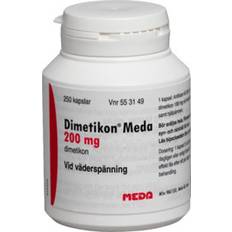 Dimetikon meda Dimetikon 200mg 250 st Kapsel