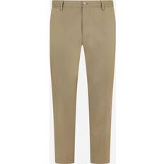 Dolce & Gabbana Beige Pants Dolce & Gabbana Wool And Silk Pants