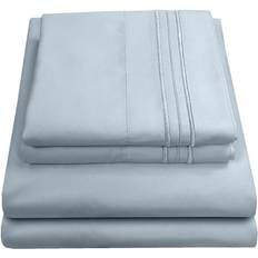 Bed secure Sweet Home Collection 1800 Series Bed Sheet Blue (274.3x259.1cm)