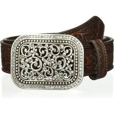 Donna - Sì Cinture Ariat Rhinestone Filigree Belt - Brown