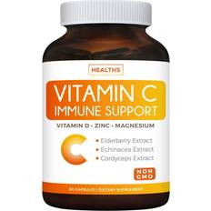 Healths Harmony Vitamin C Immune Support Capsules 60 Capsules 60 pcs